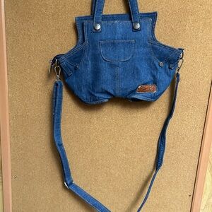Denim crossbody bag